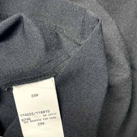 Black Short Sleeve Shirt Crop Top Embroidered Flowers Button up Back Plus Size - Picture 5 of 8